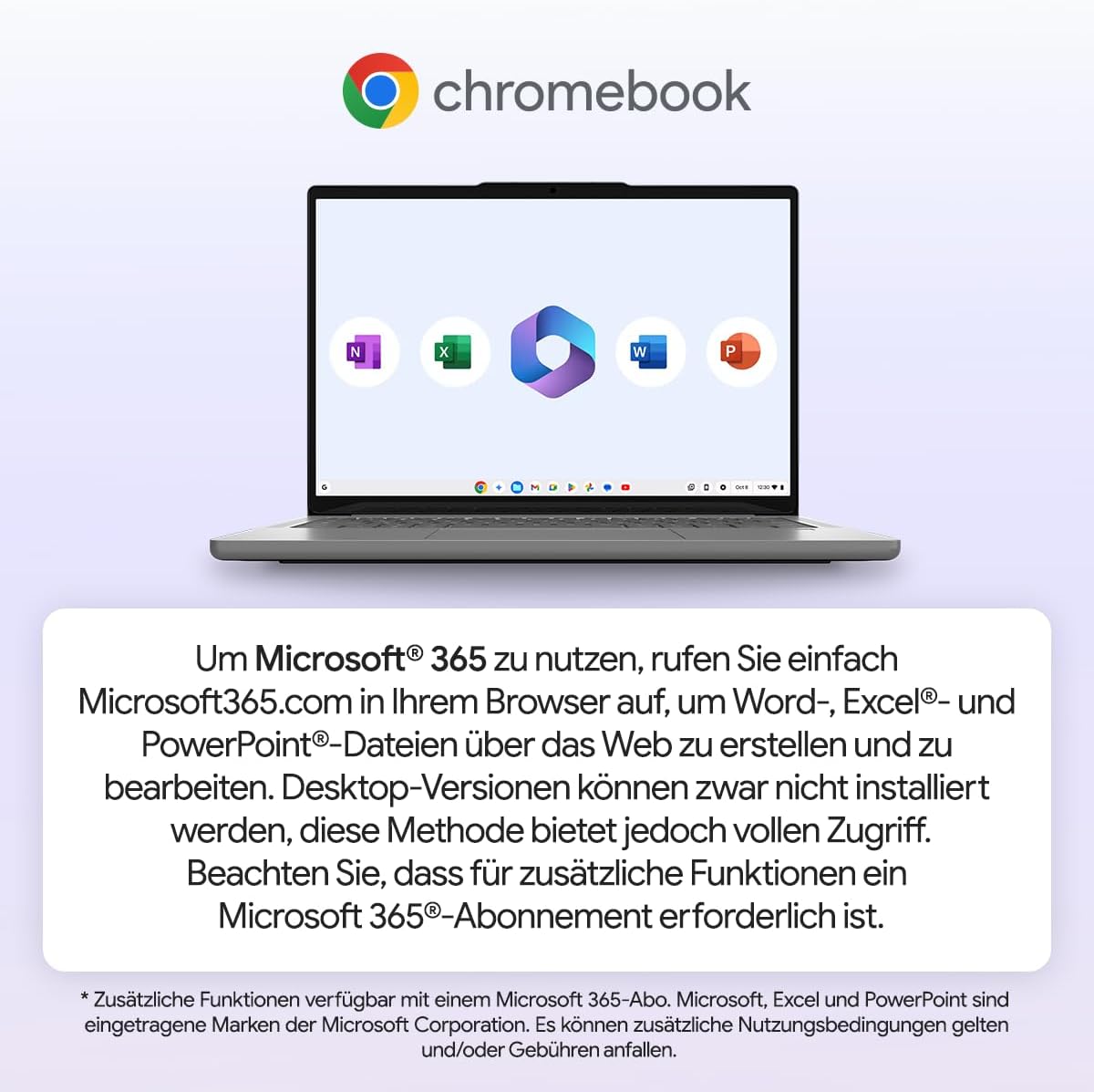 HP Chromebook x360 Laptop, 14 Inch Touchscreen, Intel Processor N100, 4 GB DDR4 RAM, 128GB eUFS, Intel UHD Graphics, ChromeOS Operating System, QWERTZ, Gemini, Silver – Bild 4