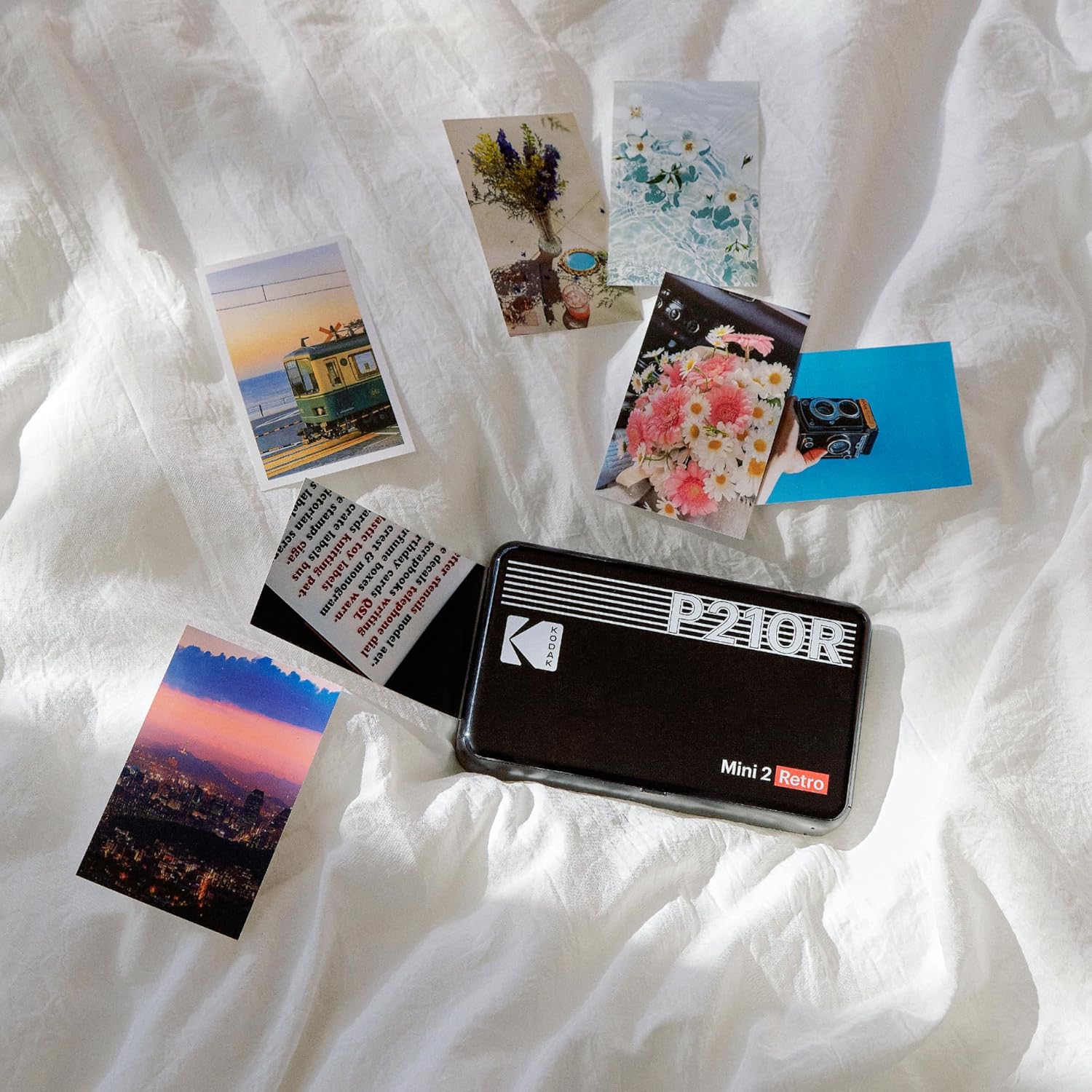 Kodak Mini 2 Retro Mobile Photo Printer for Smartphones, Mini Printer with Bluetooth, 54 x 86 mm, 38 Sheet Bundle, Black – Bild 8