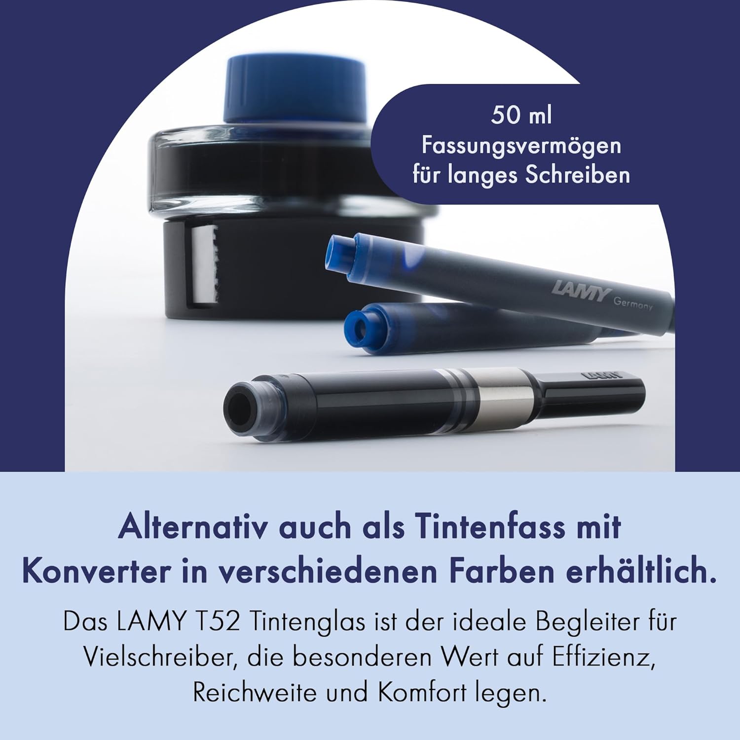 Lamy T10 Ink Cartridge Set 1220536, blue – Bild 5
