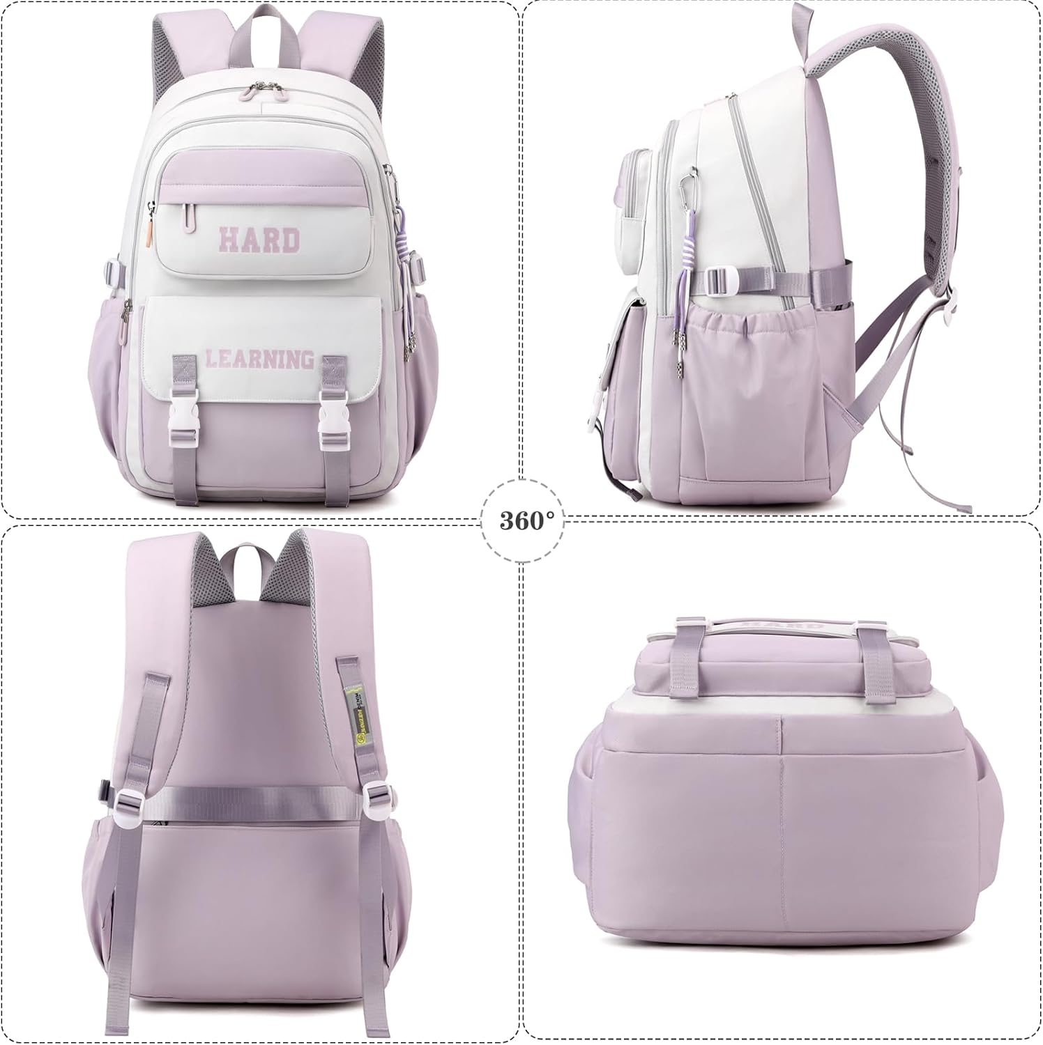 School Backpack Girls Teenager Backpack School Bag Boys Multi Bag Waterproof School Bag Backpack Daypacks Large Backpack for Girls Women School Bag – Bild 7