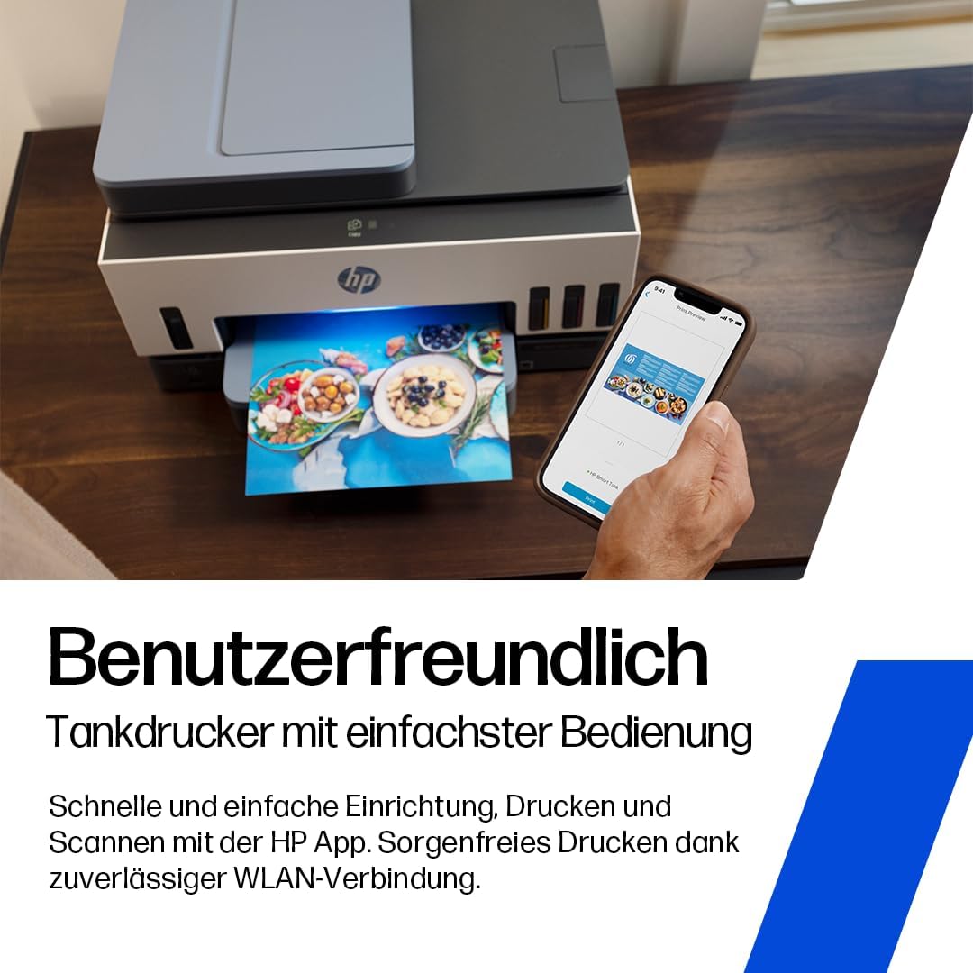 HP Smart Tank 5108 3-in-1 Multifunction Printer (Wi-Fi; Mobile Printing) - 3 Year Ink Included, 3 Year Warranty, Large Ink Tank, High Yield, High Quality Printing – Bild 5