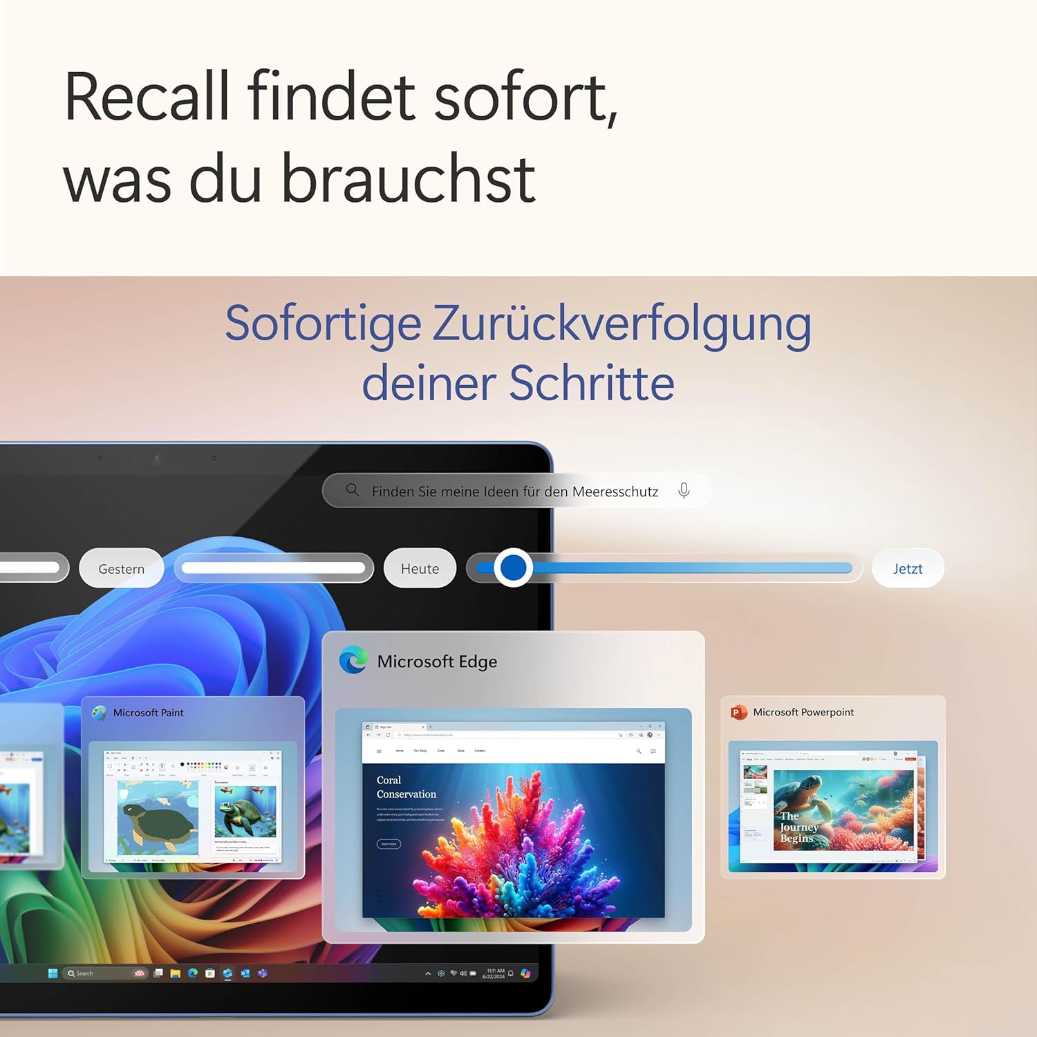 Microsoft Surface Pro | Copilot+ PC | 13" Touchscreen | Snapdragon® X Plus (10 Cores) | 16GB RAM | 256GB SSD | Latest Model, 11th Edition | Platinum (Power Supply Sold Separately) – Bild 9