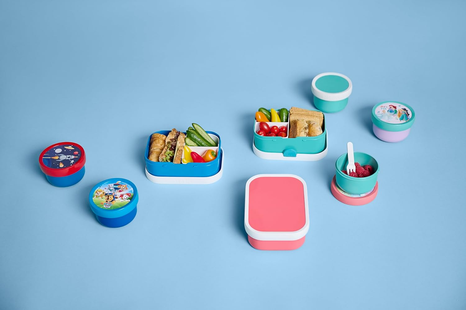 Mepal - Campus Lunch Box - Bento Lunch Box for Children - Lunch Box with Bento Compartment and Fork - Meal Prep Box with Clip Closure - BPA Free & Dishwasher Safe - 750 ml - Star Wars – Bild 8