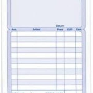 Herlitz 882613 Double Till Pads DIN A6 50 Sheets Pack of 10