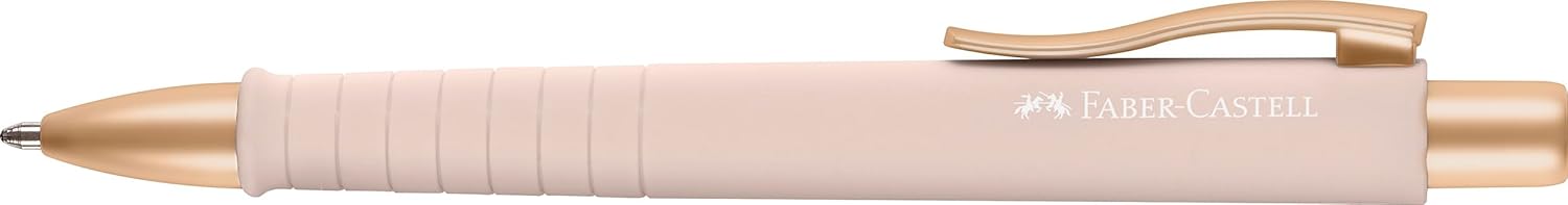 Faber-Castell 205092 Polyball Pale Pink Ballpoint Pen with Replaceable XB Refill, Indelible – Bild 2