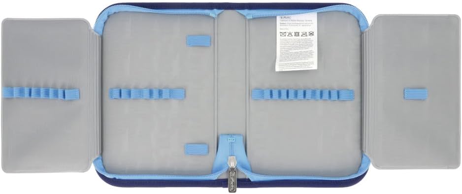 Herlitz Blue Shark School Bag Set of 6 Ergonomic Ultralight School Bag 1st Class Boys Girls Children 16 L – Bild 8