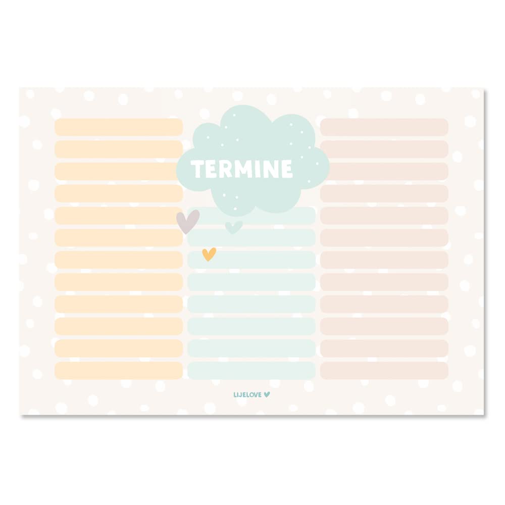 lijelove Rainbow 2 Timetables with Diary DIN A5 (Item SC06-ST) – Bild 3
