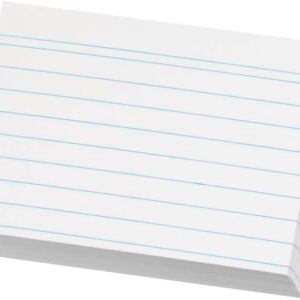 Herlitz 1150507 Index Cards A5 Pack of 100 White