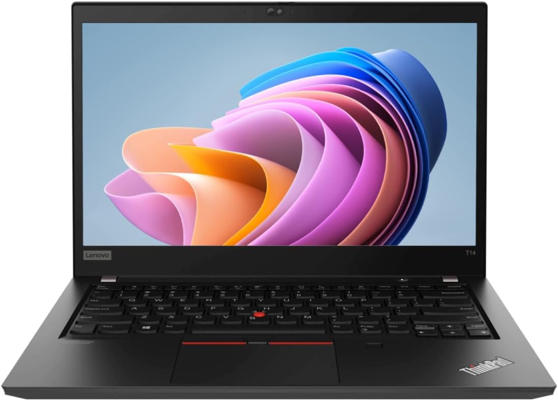 Lenovo ThinkPad T14 Gen 1 14 Inch 1920 x 1080 Full HD Intel Core i5 10310U 256GB SSD Hard Drive 16GB Memory Windows 11 Pro Webcam Notebook Laptop (Refurbished) – Bild 2