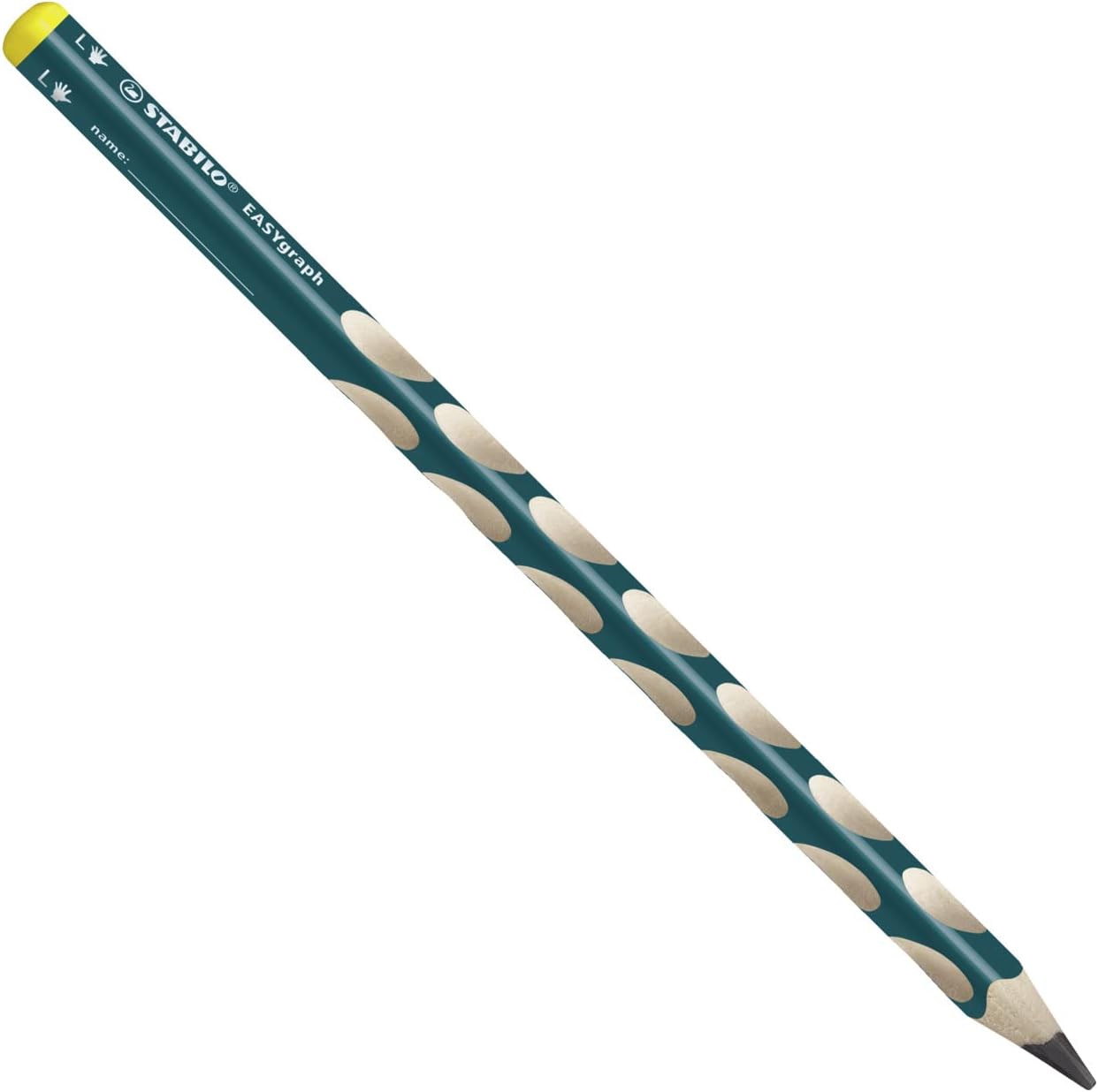 Ergonomic Graphite Pencil - STABILO EASYgraph - Left-Handed - Pack of 2 - Petrol - HB – Bild 2