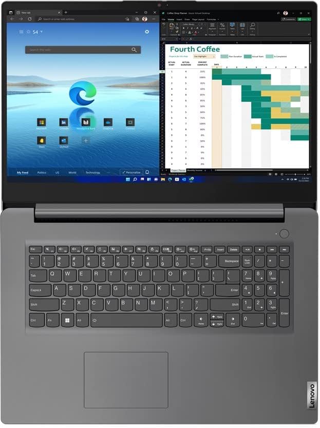 Lenovo Laptop | 17.3 Inch FHD Display | Intel U300 5 x 4.40 GHz | 16 GB DDR4 RAM | 512 GB SSD | Intel UHD Graphics | Windows 11 Pro | MS Office | #7402 – Bild 3