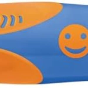 Pelikan 820288 Griffix Fountain Pen for Right-Handed Users with Twist Cap, Neon Black, 1 Piece in Folding Box