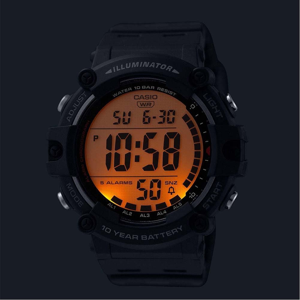 Casio - COLL Sports Watch AE-1500WH-8BVEF - Men's Watch - Waterproof - Digital - with Plastic Strap - Blue – Bild 2