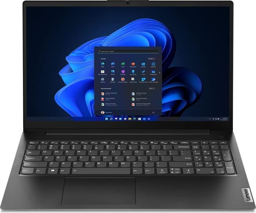 Lenovo (FullHD 15.6 Inch Gaming Notebook (AMD Ryzen 5 7520U 8-Thread CPU, 4.3 GHz, 16 GB DDR5, 512 GB SSD, Radeon 610M, HDMI, BT, USB 3.0, WLAN, Windows 11 Prof. 64, MS Office) - 7331