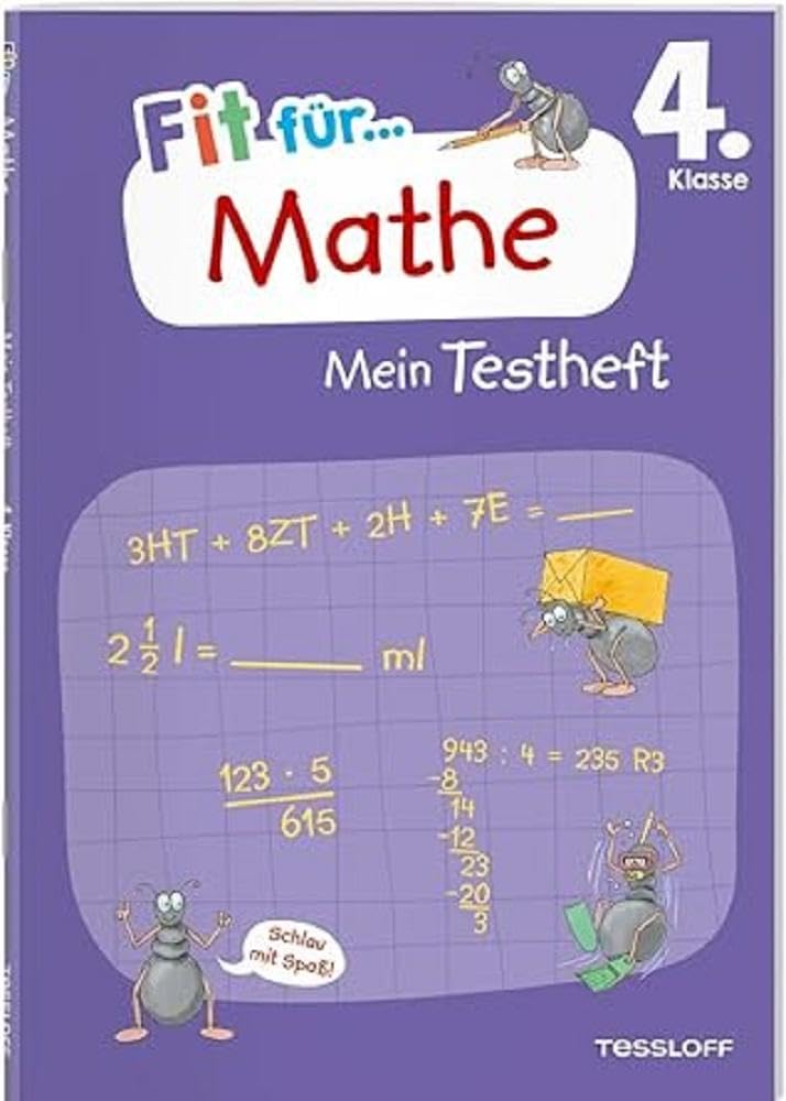 Fit für Mathe 4. Klasse. Mein Testheft / Fit für die Schule / 20 Tests zum Mathe-Lernstoff / Wie echte Klassenarbeiten: Wissen testen im Zahlenraum ... Geometrie (Fit für die Schule Mein Testheft)