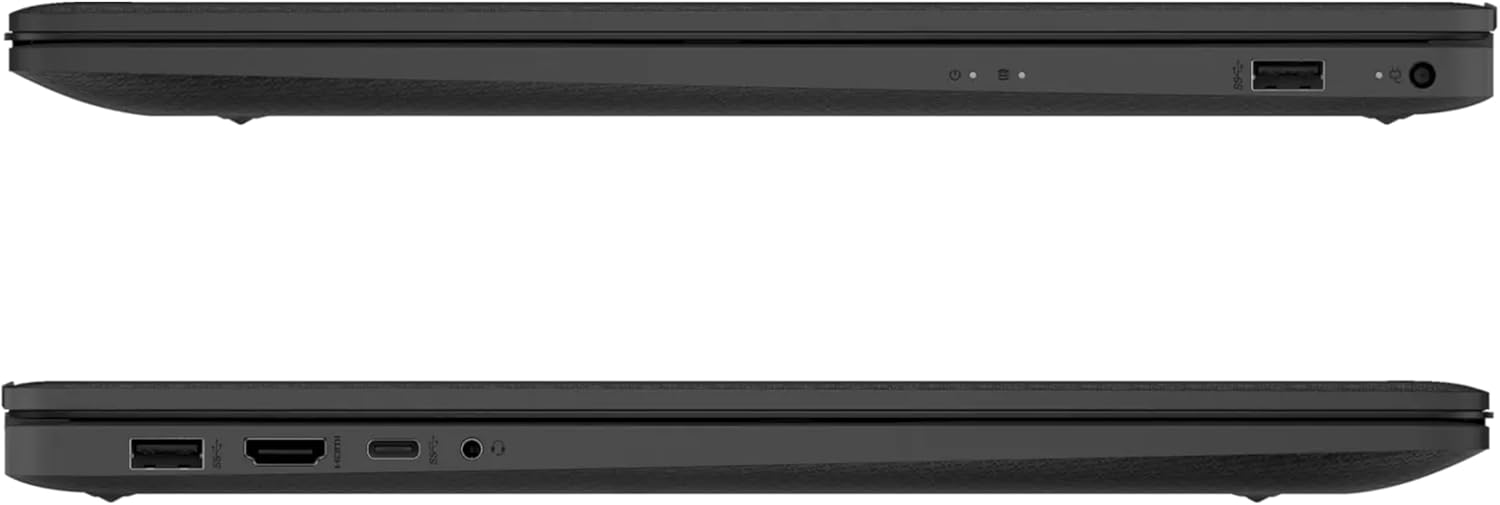 HP Laptop, 17.3 Inch IPS Full HD Display, Intel N200 4 x 3.70 GHz, 32 GB DDR4 RAM, 1000 GB SSD, Intel UHD Graphics, Black, Norton 360, Windows 11 – Bild 4