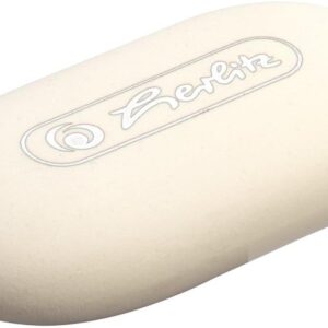Herlitz Oval Shape Eraser – White