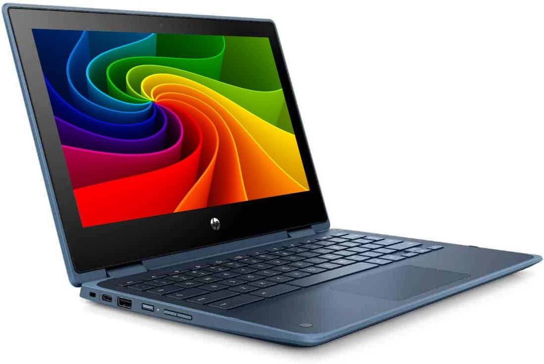 HP Business Laptop Notebook Chromebook X360 11 G3 EE Celeron N4020 4GB 32GB eMMC 1366x768 Touchscreen Chrome OS (Blue) QWERTZ (Generalüberholt) – Bild 2