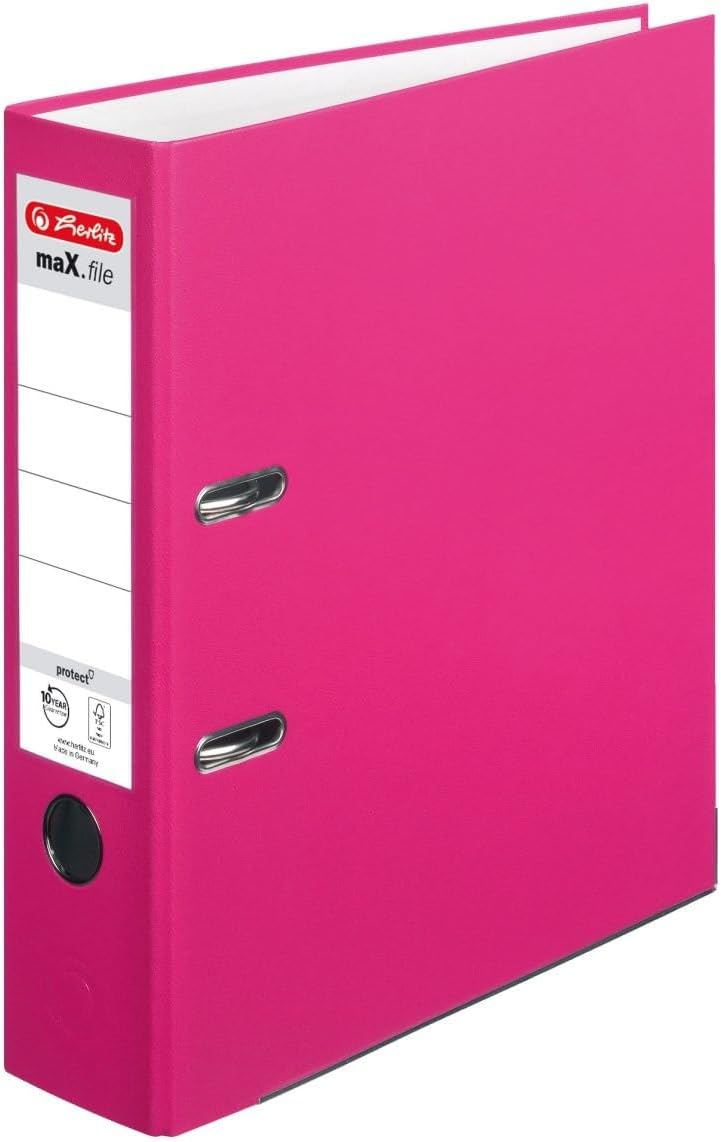 Herlitz maX.file Protect A4 Folder, 10094829, Pink 8cm – Bild 2