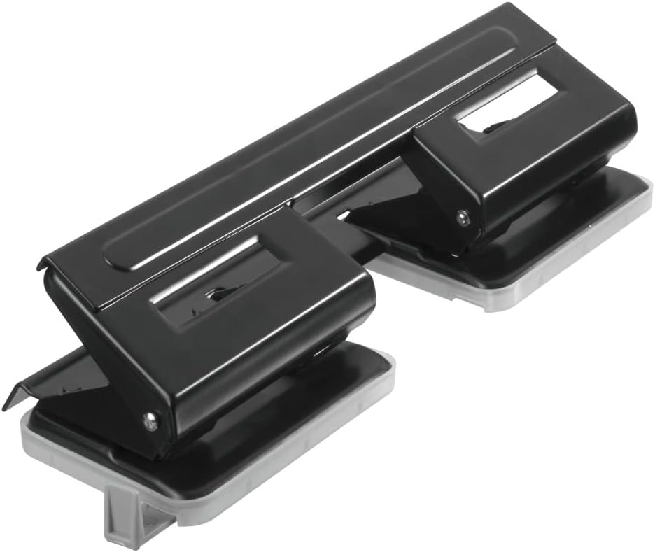 Herlitz 4-Hole Punch with Adjustable Paper Guide - Black – Bild 2