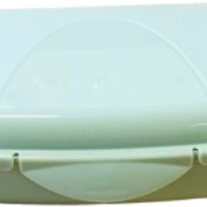 Lunch Box 0.5 L Sand Green – BPA-Free Plastic Lunch Box, Food Safe and Dishwasher Safe, Made in Germany – Lunch Box for Children and Adults, Rectangular