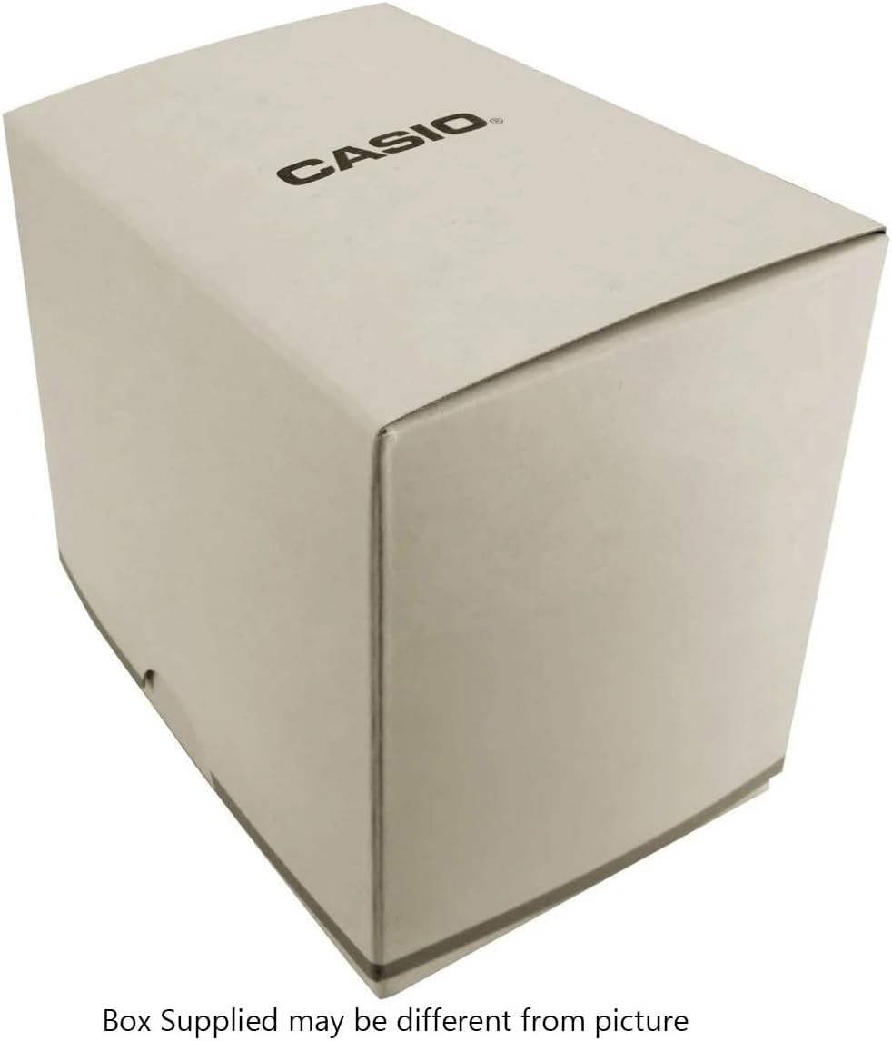 Casio MTP-M110RL-5AVER Men's Quartz Watch with Beige Dial Brown Leather Strap – Bild 2