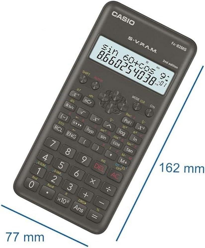 Casio FX-82MS-2 Scientific calculator, battery operated, gray – Bild 4
