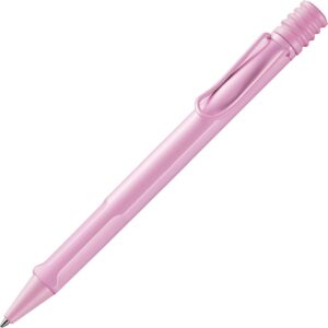 Lamy Safari Lightrose Ballpoint Pen – Timeless Classic Ballpoint Pen with Ergonomic Grip and Robust ASA Plastic – Includes Large Refill M 16 in Line Width M in Black