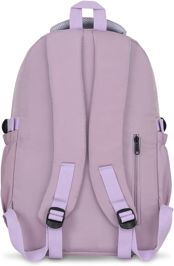 FIORETTO School Backpack Teenager Girls Women School Bag School Bag Backpack School 14 Inch Laptop Compartment Water-Repellent & Lightweight, A-purple, M, Rucksack Backpacks – Bild 4