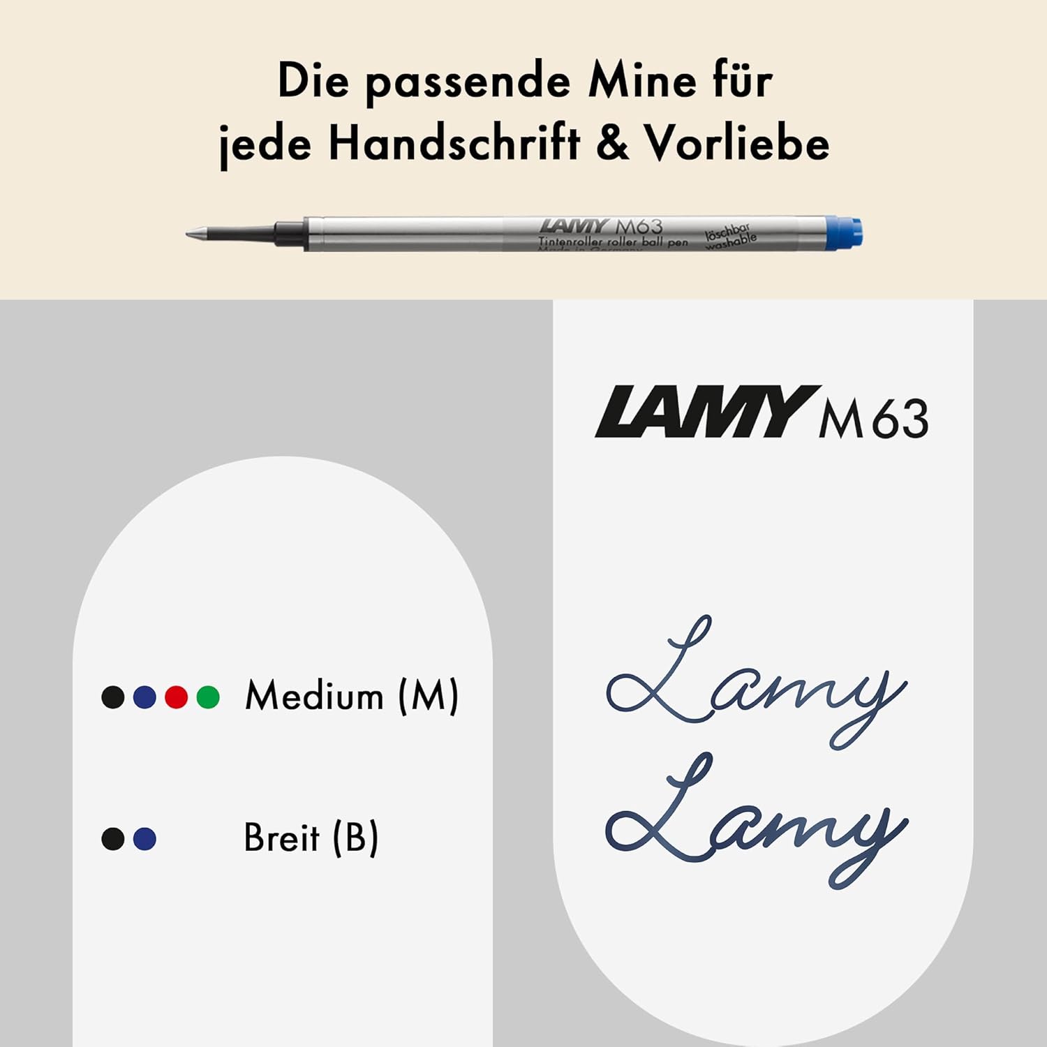 Lamy 2000 Mechanical Pencil 102 – Pencil with a Silver Stainless Steel Casing and Eraser Tip – Bild 3