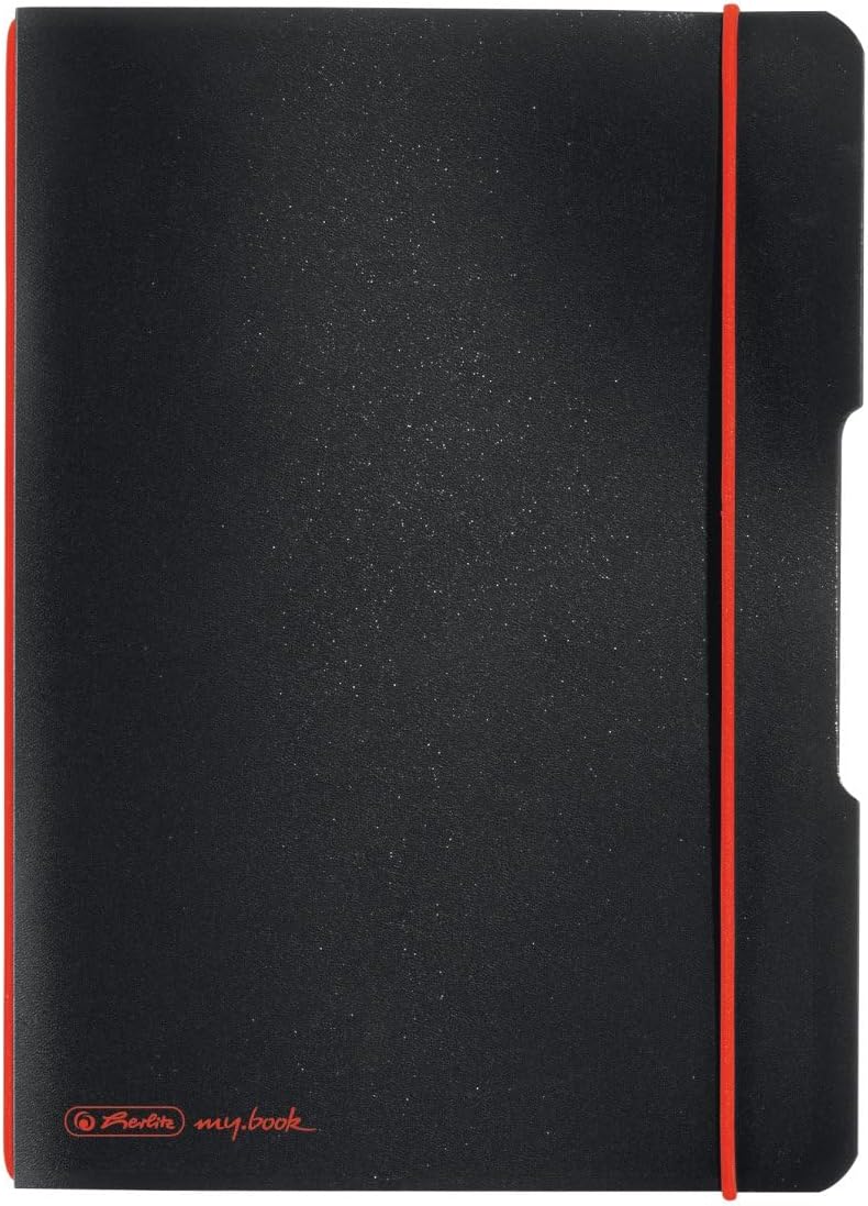 Herlitz A5 My Book Flex 11361557 Notebook 40 Sheets Squared Black