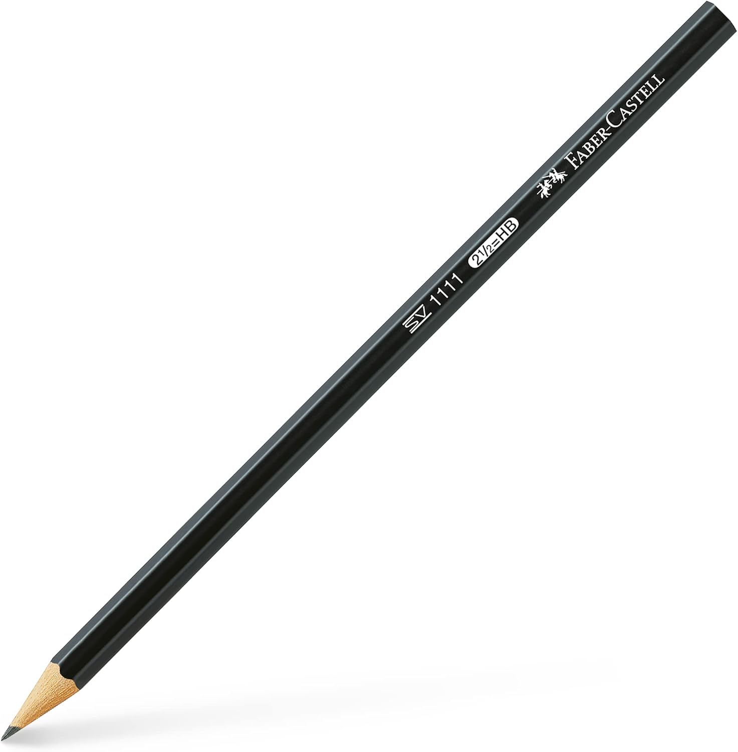 FABER-CASTELL 111183 Exam Pencil Set with Three Pencils 1111 HB Hardness with Sharpener and Eraser Black – Bild 2