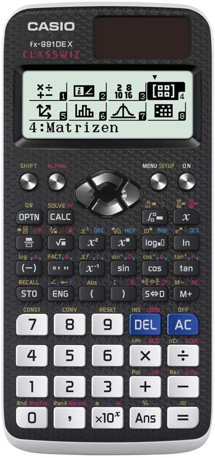 Casio FX-991DE X ClassWiz Scientific Calculator with Natural Display