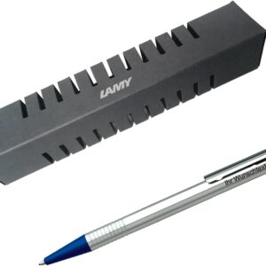 Lamy Ballpoint Pen, Logo Matt Model 205, Colour Blue incl. Laser Engraving
