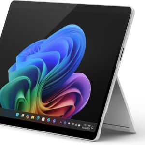 Microsoft Surface Pro | Copilot+ PC | 13" Touchscreen | Snapdragon® X Plus (10 Cores) | 16GB RAM | 256GB SSD | Latest Model, 11th Edition | Platinum (Power Supply Sold Separately)