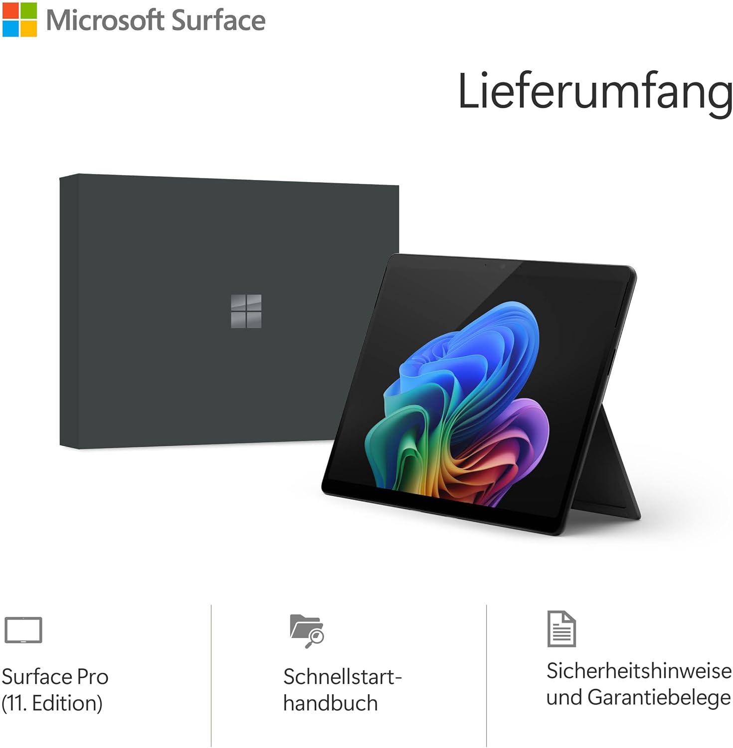 Microsoft Surface Pro (Power Supply Not Included) | Copilot+ PC | 13 Inch OLED Touchscreen | Snapdragon X Elite (12 cores) | 16GB Memory | 256GB SSD | Device Only | 2024 Model, 11th Edition | Black – Bild 6
