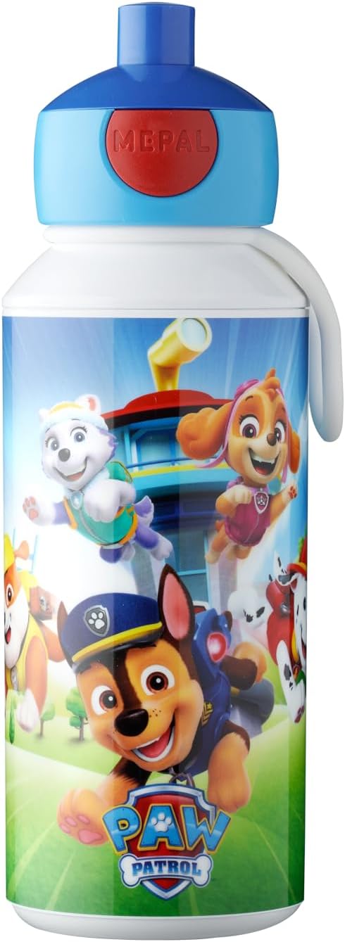 drinkfles pop-up campus 400 ml - paw patrol pups