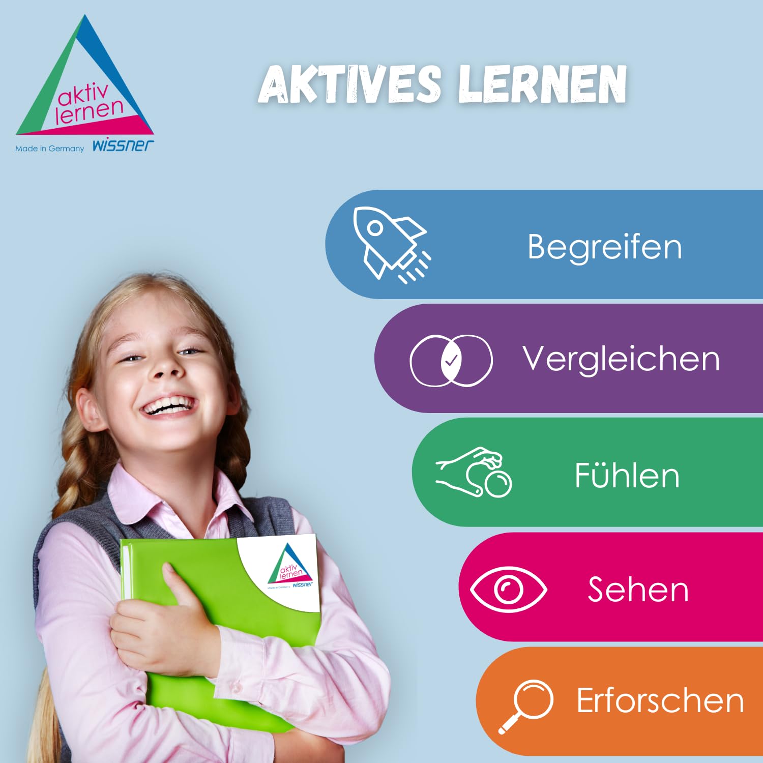 Wissner Decimal Dice Math Cubes, Base 10 Blocks of 21 School Quality – Bild 7