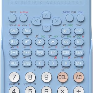 NEWYES Scientific Calculator, 401 Functions 2 Line Display School Calculator with Protective Case for Junior, Medium and Student