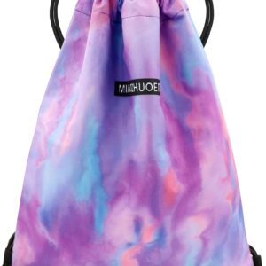 Gym Bag with Drawstring, Drawstring Bag, Sports Backpack, Small Gym Bag, Foldable, Drawstring Gym Bag, Sports Bag, Daypack with Zip, Inner Pocket for Women