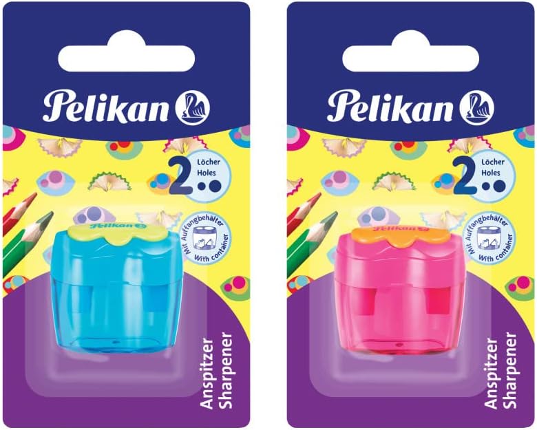 Pelikan flower double pencil sharpener, 1 pcs.