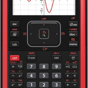 Texas Instruments TI-Nspire CX II-T CAS 800 Functions Colour Graphing Calculator 3D Black Red
