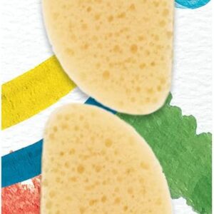 Pelikan 700986 Painting Sponges, Pack of 2, Natural