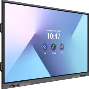 polyboard – Interactive Whiteboard 65 Inch with Google EDLA & Office (4K UHD) 2.4G WiFi – Digital Smart Board & Board for School & Business – Flipchart Monitor Touch Screen