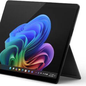 Microsoft Surface Pro (Power Supply Not Included) | Copilot+ PC | 13 Inch OLED Touchscreen | Snapdragon X Elite (12 cores) | 16GB Memory | 256GB SSD | Device Only | 2024 Model, 11th Edition | Black