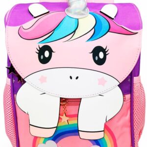 Nursery Backpack Girls & Toddler Backpack from 3 Years High-Quality Unicorn Children’s Backpack with Chest Strap – Ideal for Leisure, KiTa, Nursery, pink