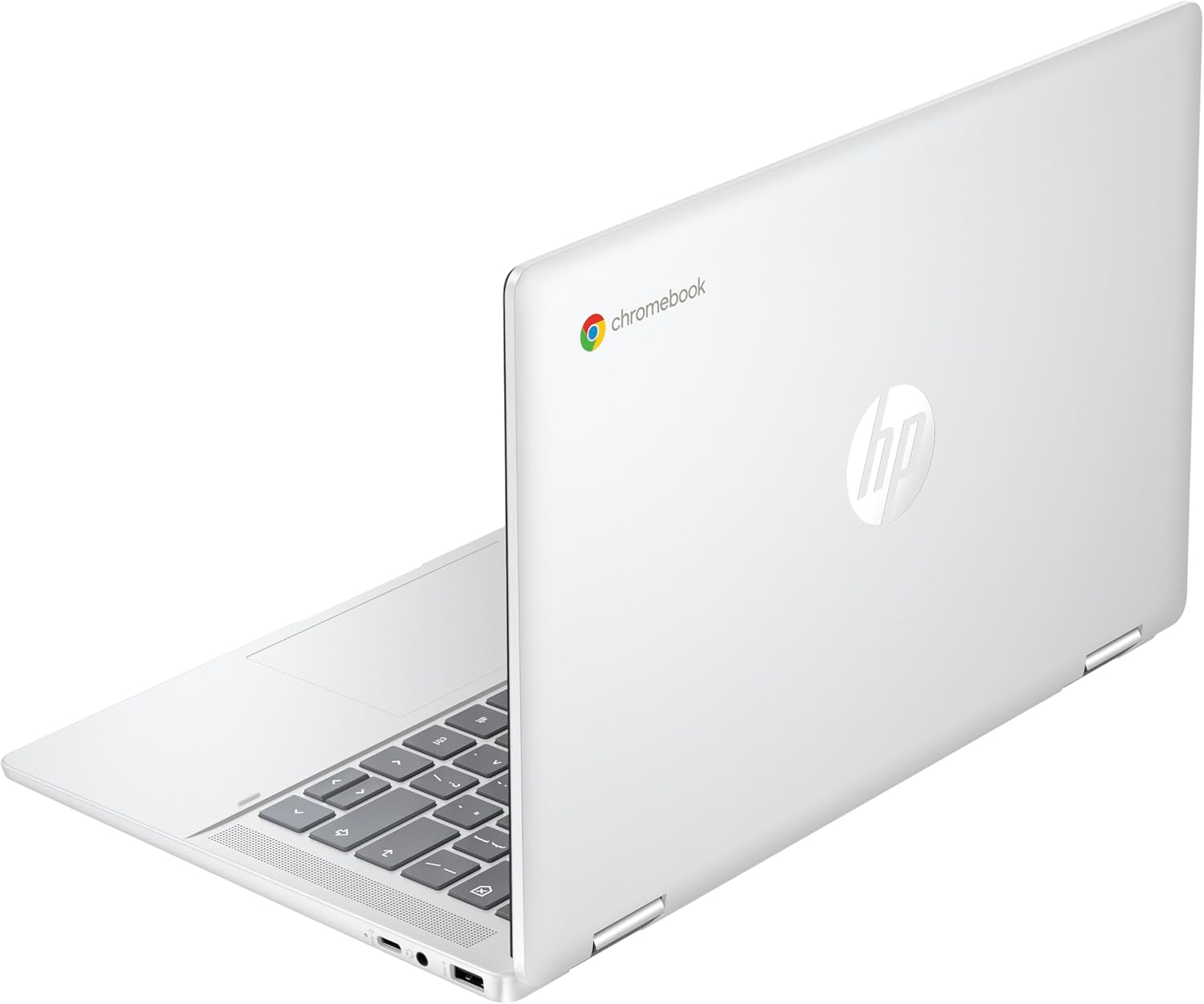 HP Chromebook x360 Laptop, 14 Inch Touchscreen, Intel Processor N100, 4 GB DDR4 RAM, 128GB eUFS, Intel UHD Graphics, ChromeOS Operating System, QWERTZ, Gemini, Silver – Bild 20