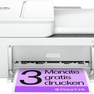 HP DeskJet 4220e Multifunction Printer, 3 Months Free Printing with HP Instant Ink Included, HP+, Printer, Copier, Scanner, Mobile Fax Shipping, WiFi, Automatic Document Feeder, White