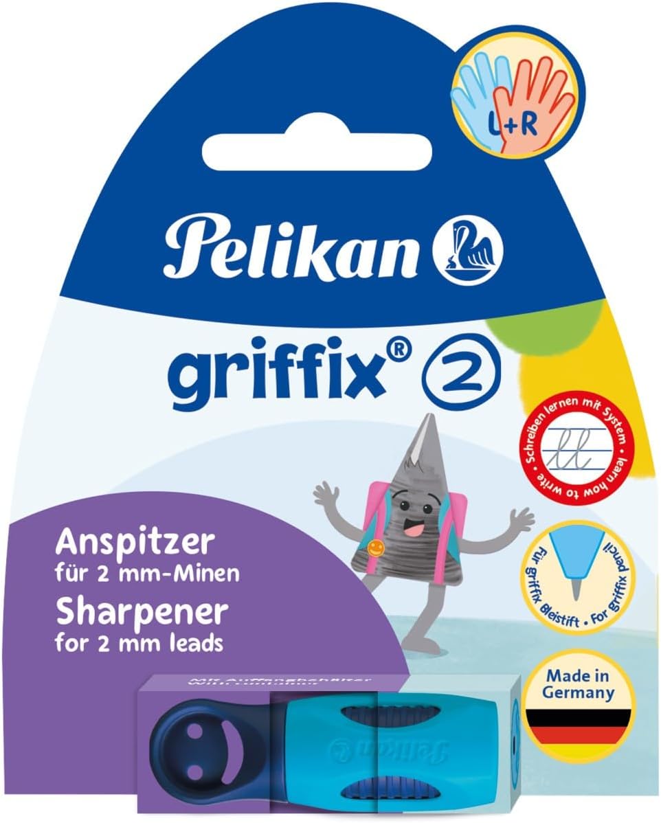 Pelikan griffix Pencil Sharpener with Collection Tray for 2mm Leads - Ocean Blue (Pack of 1) – Bild 3