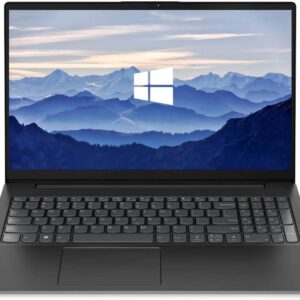 Lenovo V15-IJL Laptop 15.6 Inch Intel N4500 2 x 2.80 GHz, Windows 11 Pro, Notebook with 15.6 Inch Display, 4 GB RAM, 128 GB SSD, Black
